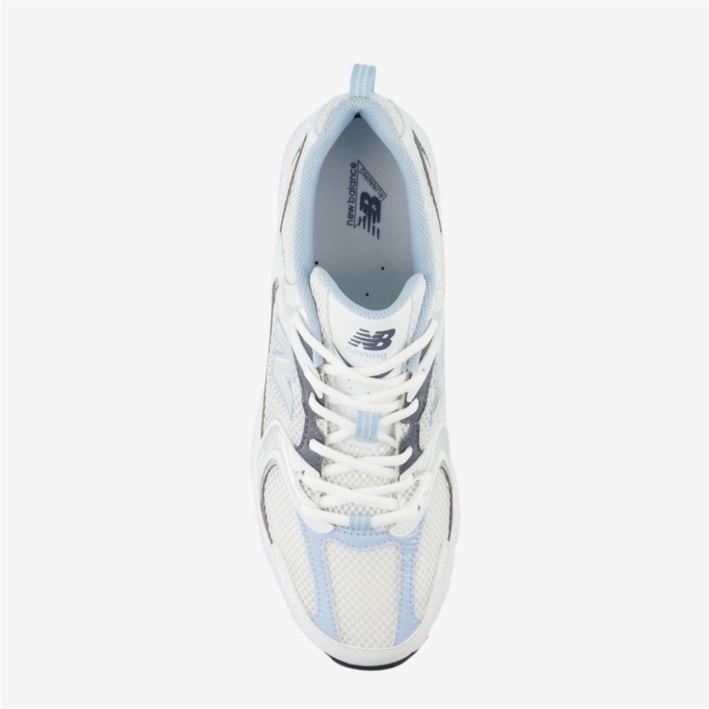 NWOT New Balance 530 White and Blue Sneakers - Picture 3 of 12